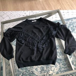 Sweatshirt with Tassel Detail